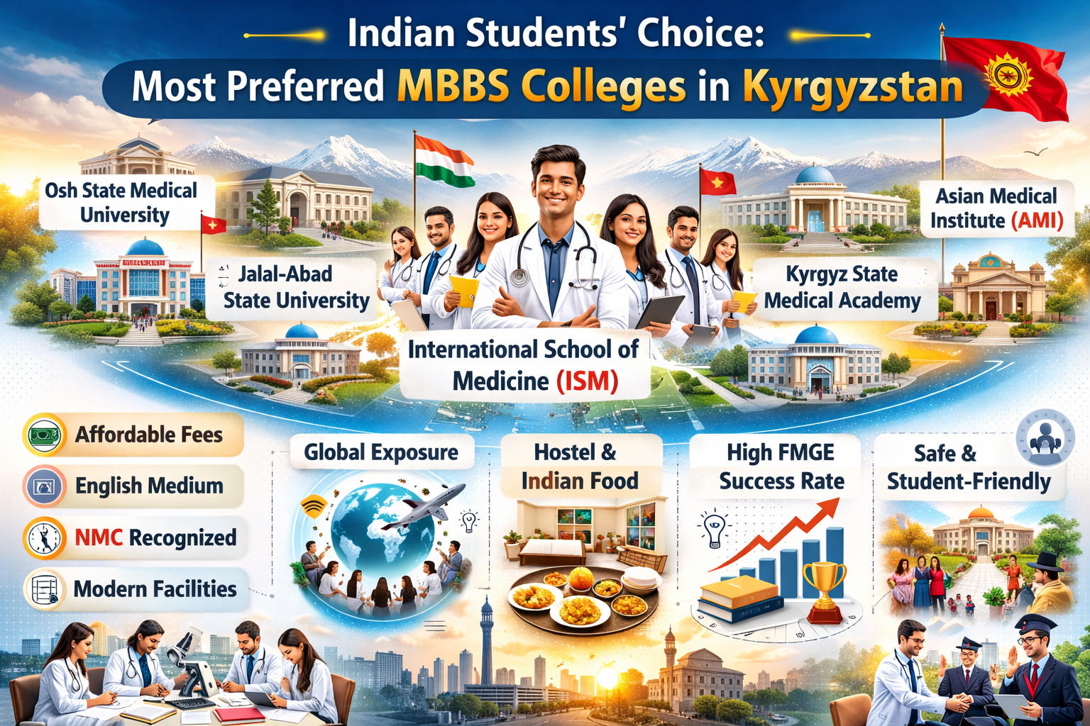 Indian Students’ Choice: Most Preferred MBBS Colleges in Kyrgyzstan